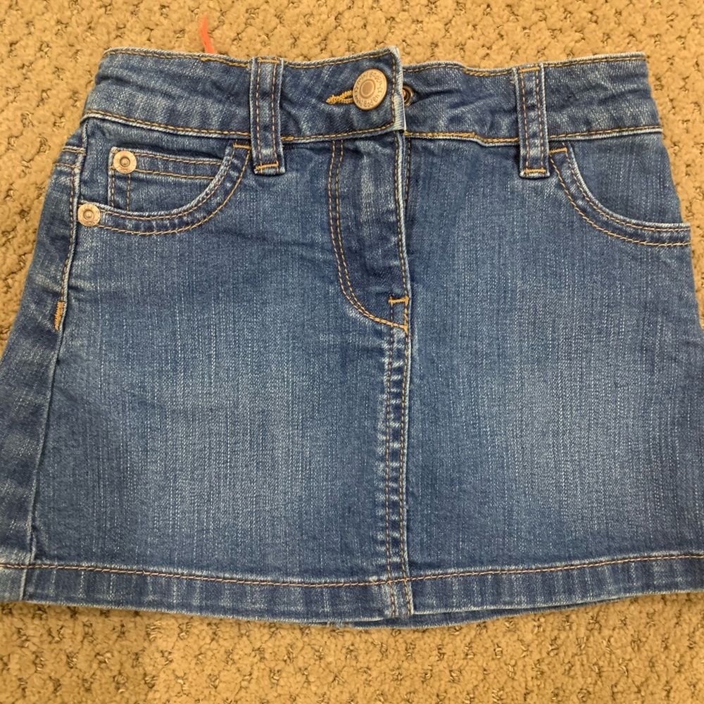 Toddler Boden Denim Skirt